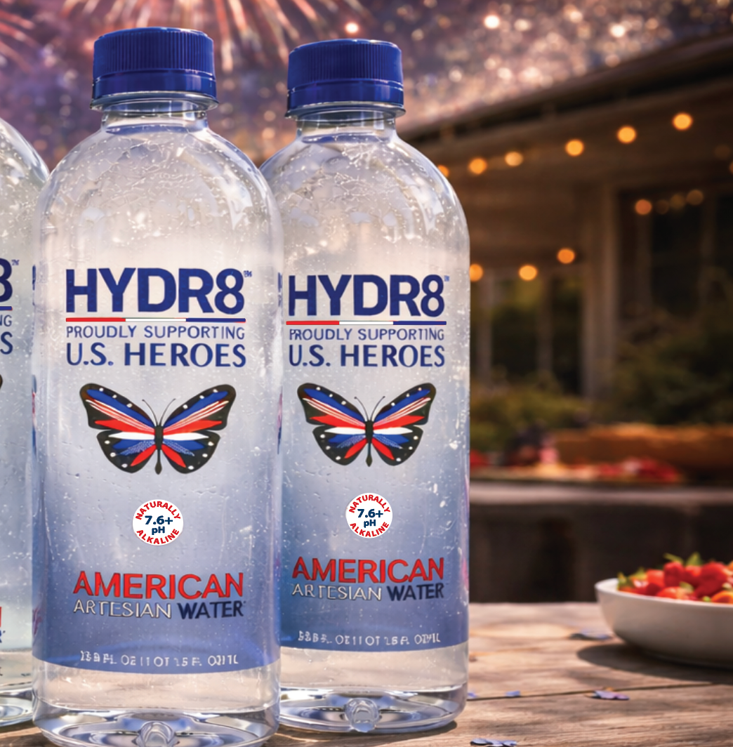 HYDR8 American Artesian Water™ - 1 Liter 8 pack