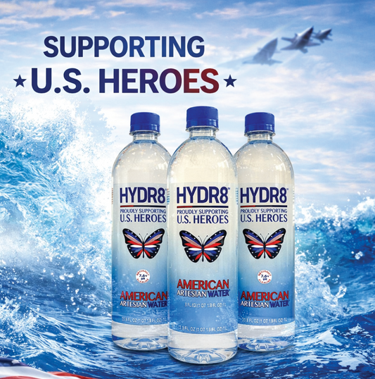 HYDR8 American Artesian Water™ - 1 Liter 8 pack