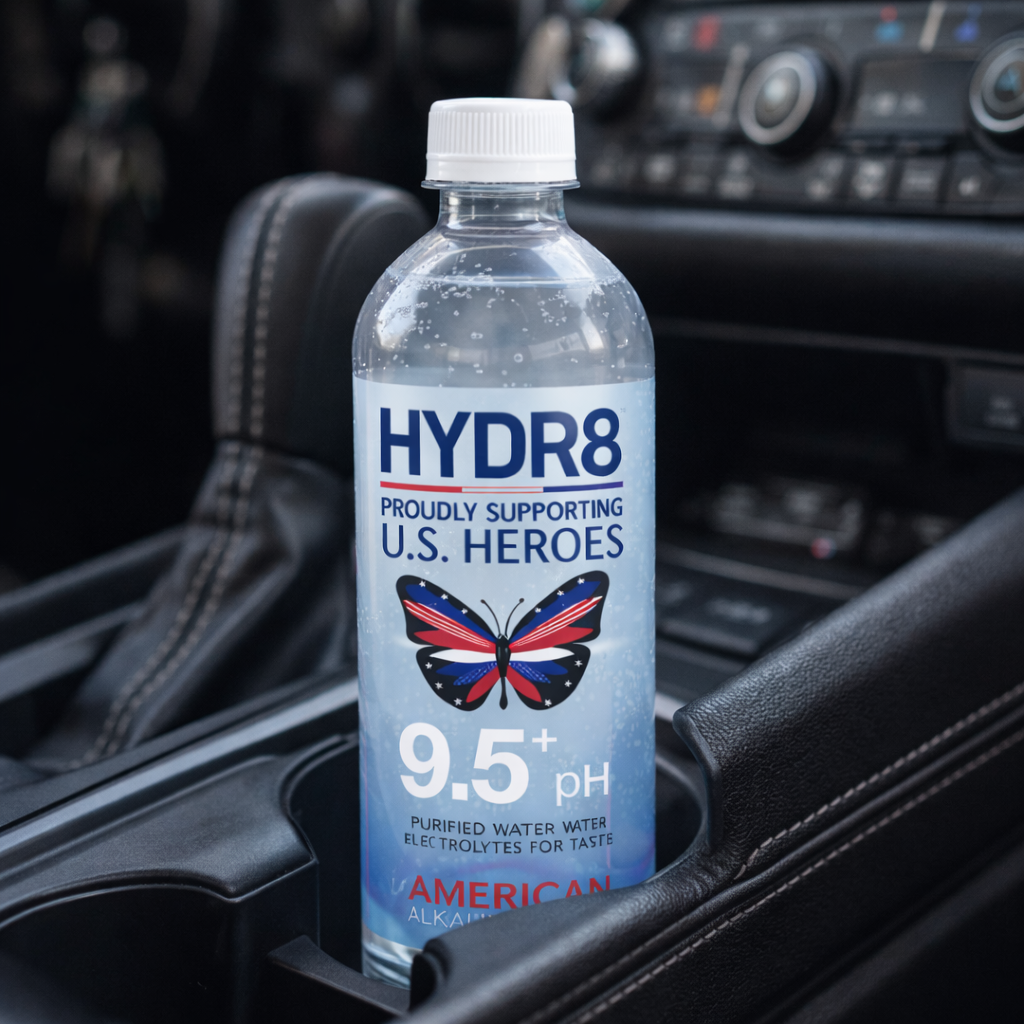 HYDR8 American Alkaline Water™ - 1 Liter  (8 Pack)